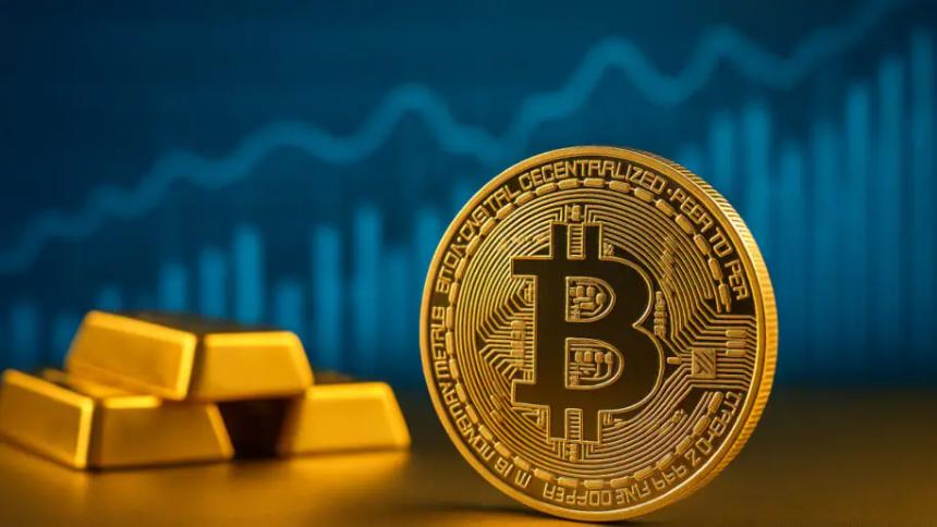 黄金价格历史性飙升至5000美元，令比特币的下一步走势成为关注焦点。