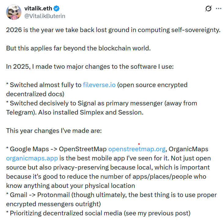 布特林称2026年为重夺自主计算权之年