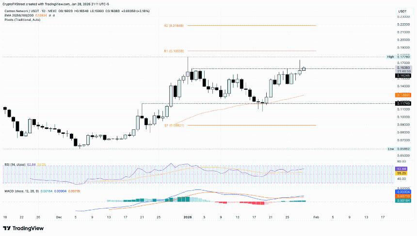  加密货币涨幅榜前列：Worldcoin、Canton、Jupiter在市场回调期间保持涨幅。 