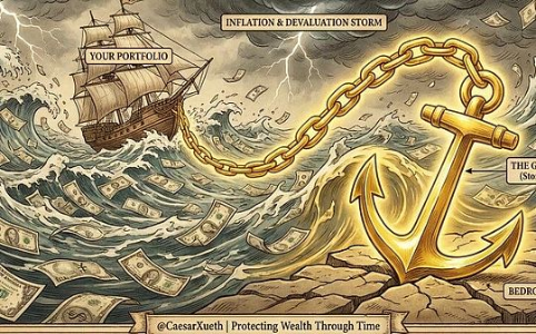 黄金再创新高：是泡沫还是法币时代的最后防线？