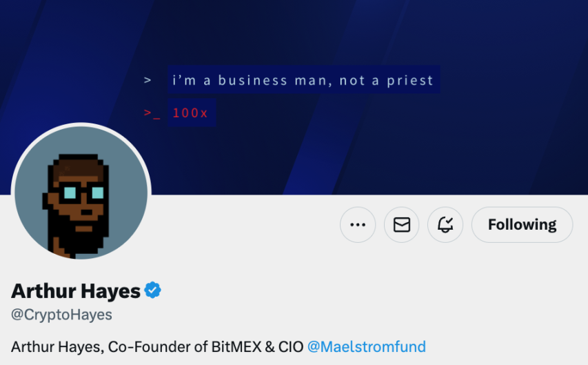  Arthur Hayes 2025 交易账本：左手喊单造梦，右手链上清仓 