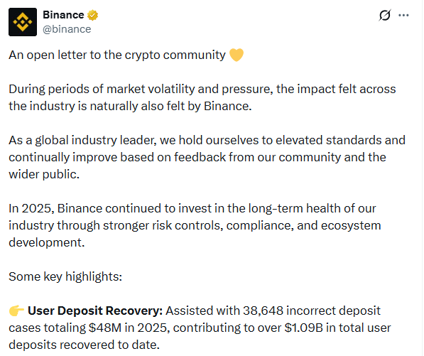币安SAFU基金比特币转移计划将10亿美元注入比特币储备