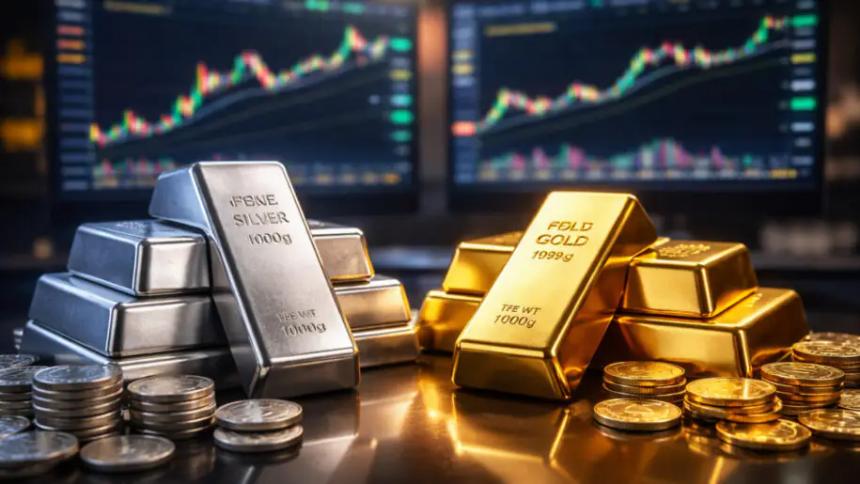 黄金和白银在波动中反弹突破失败后展现韧性