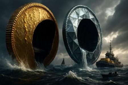 加密货币资金外流加剧，投资者转向代币化金属与比特币空头避险