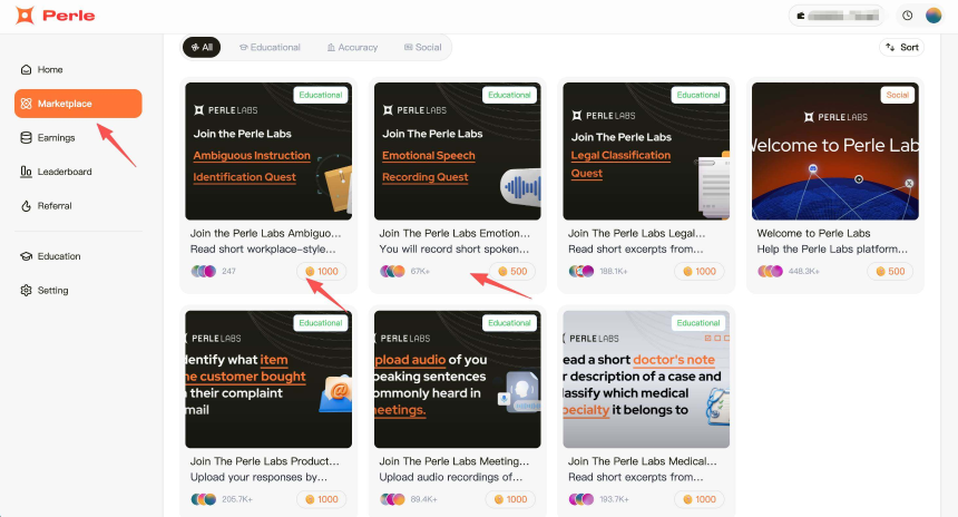 热门交互合集 | Perle Labs上线新任务；ambient.xyz早期测试体验（2月3日）