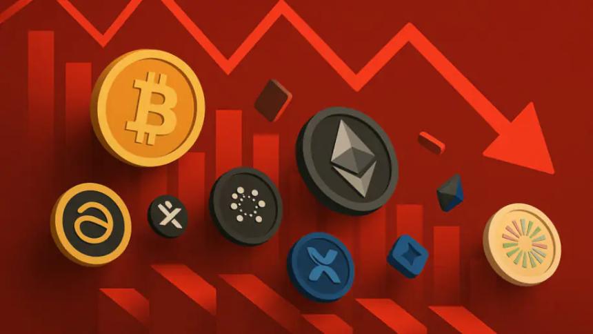 市场恐慌情绪蔓延，导致以太坊、Solana 和 XRP 暴跌，而黄金和白银价格飙升。