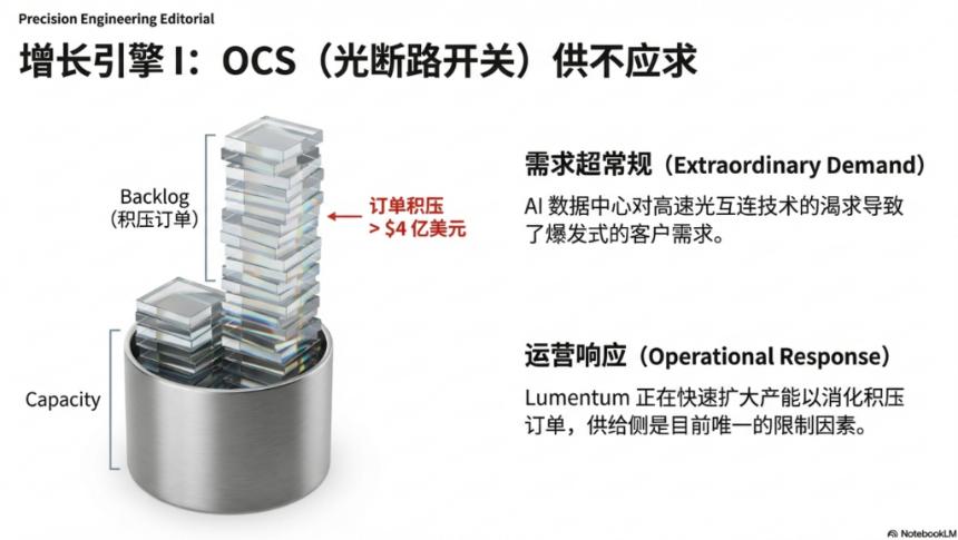 光模块巨头Lumentum Q2业绩飙升：营收同比增65%，AI订单积压超4亿美元