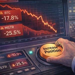 策略股因比特币暴跌及MSTR股价剧烈波动而承压