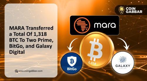 Mara转移1318枚比特币，价值8600万美元：市场波动下的战略调整