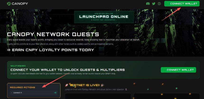 热门交互合集 | Robinhood测试网交互；Canopy早期赚积分（2月27）