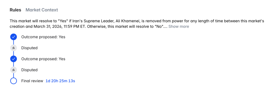 预测市场面临伦理挑战:伊朗领袖之死引发行业大讨论