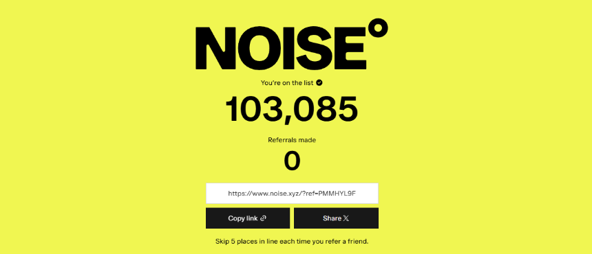 热门交互合集 | xStocks上线积分计划；Noise候补名单申请（3月13日）