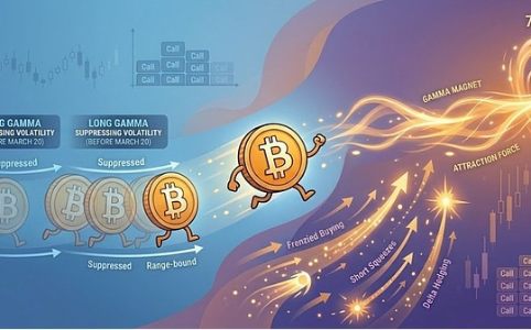 BTC期权结构转变：3月20日后7.5万美元或成价格新焦点