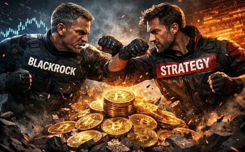 贝莱德与Strategy的比特币积累竞赛：谁将主导这场金融变革？