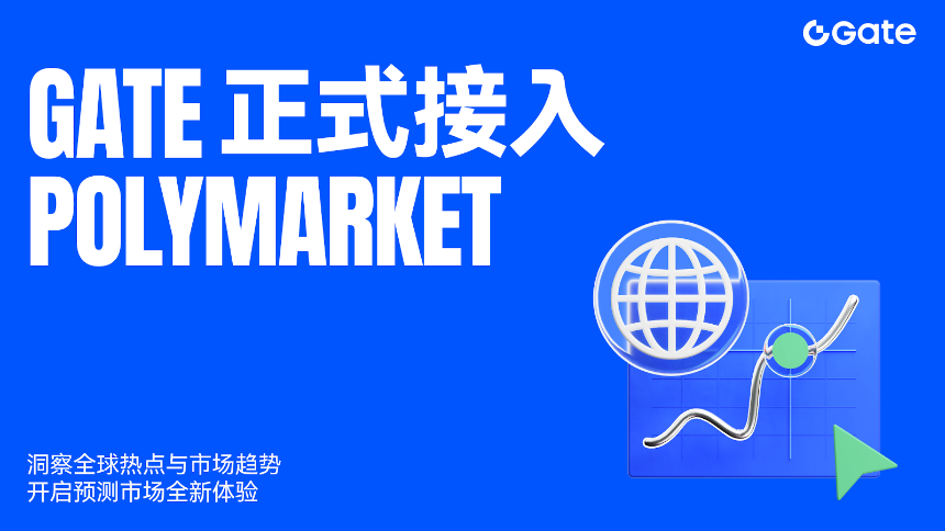 Gate正式上线Polymarket：探索全球热点与市场趋势，打造预测市场新体验