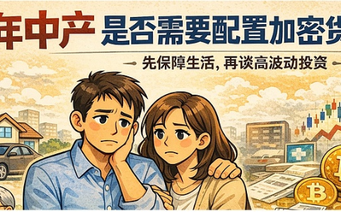 中年中产是否应配置加密货币？稳健理财与高风险投资的权衡