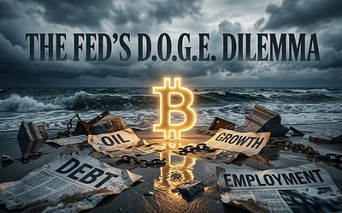 DOGE 2.0：债务、石油、增长与就业——美联储困局下的比特币崛起