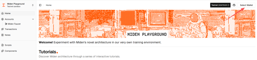 Miden交互教程Step 1