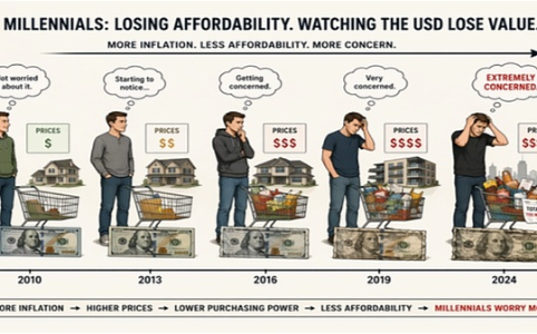 美元持续贬值：购买力下降与社会危机的深层剖析