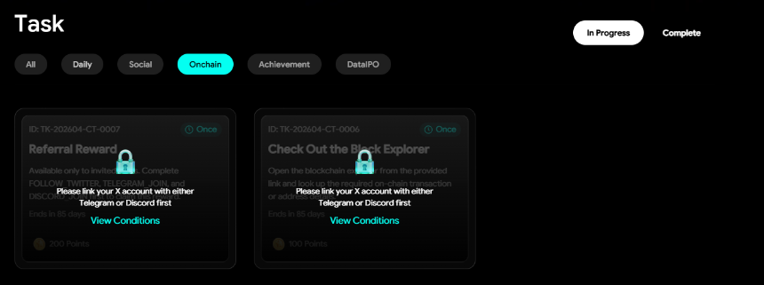 热门交互合集 | SimpleChain测试网活动已上线；Giggles候补名单申请（4月16日）