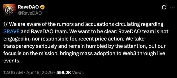 ZachXBT vs RAVE：干净的加密市场真的是Degens想要的吗？