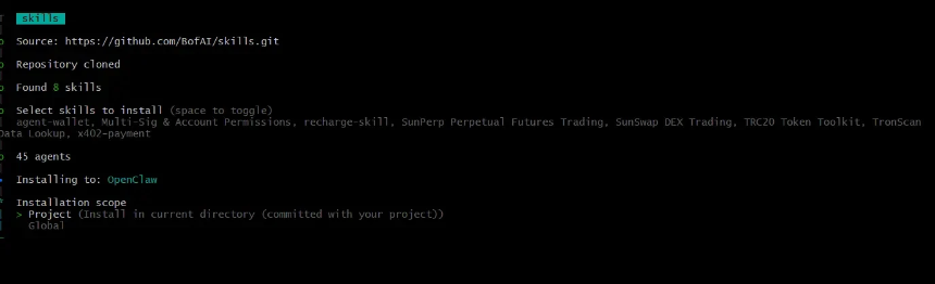 B.AI Skills 极简部署与操作指南