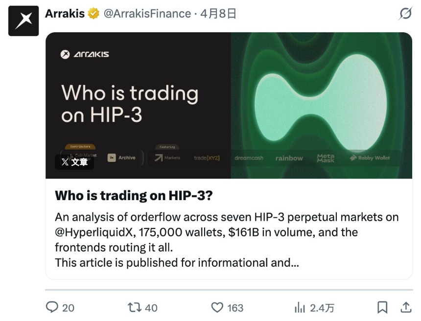 深度解析Trade.xyz数据：链上美股交易的幕后玩家