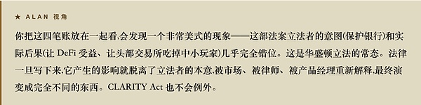 深度解析：CLARITY法案如何重塑稳定币收益与加密行业未来