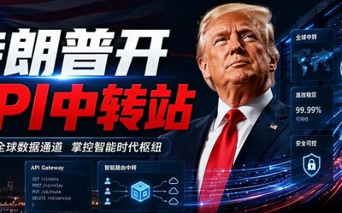 特朗普家族进军AI领域，推出API中转站与云端产品