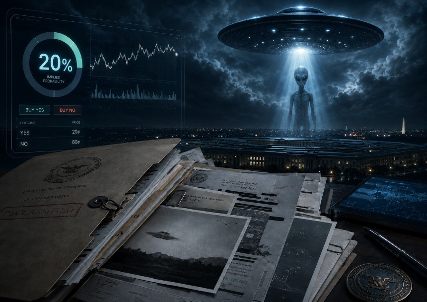 UFO文件公开后，预测市场如何为外星生命存在概率定价？