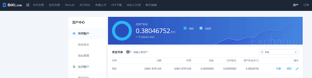 BiKi平台关于NSS项目方第十五次回购公告（0924）
