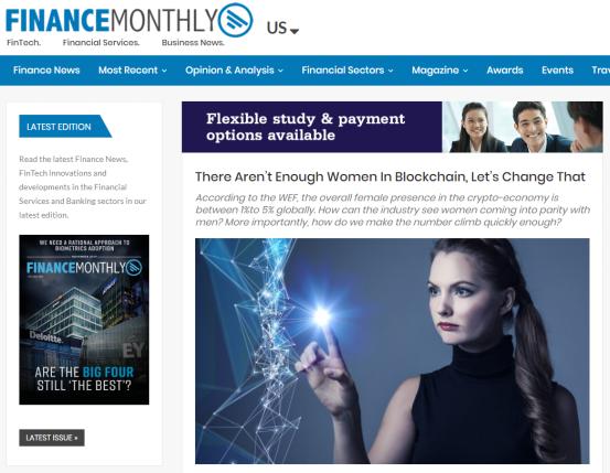 Gate.io接受金融新闻网站Finance Monthly的采访