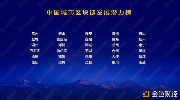 2019中国区块链城市30强发布
