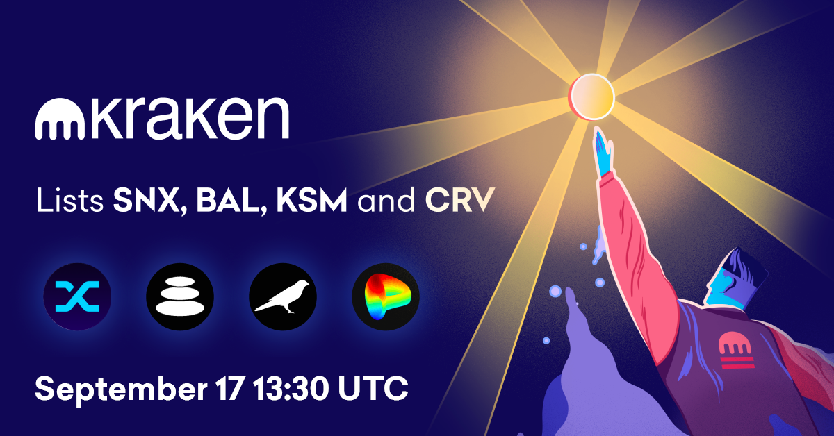 SNX，BAL，CRV和KSM – 4种新的加密资产于9月17日开始交易（谷歌翻译）