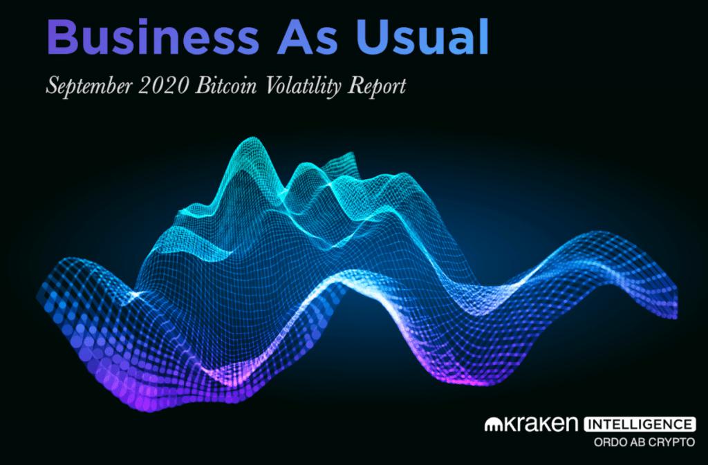 照常营业：Kraken发布2020年9月比特币波动报告（谷歌翻译）
