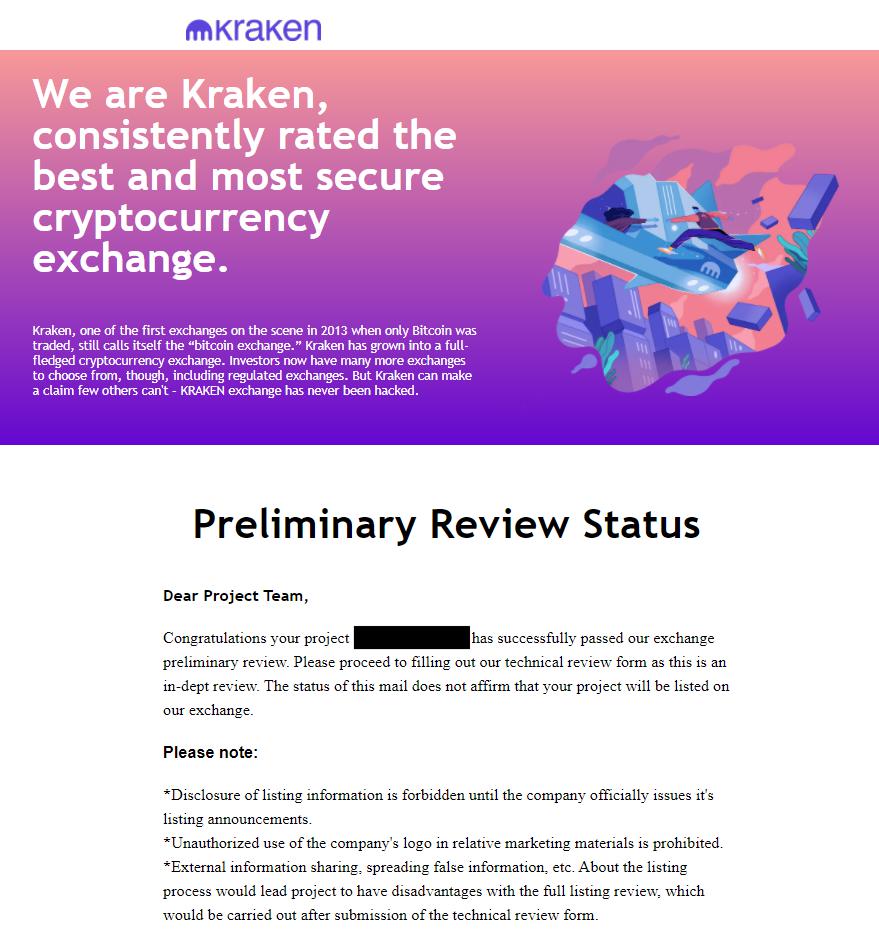 警报：假冒Kraken员工将Token团队作为目标（谷歌翻译）