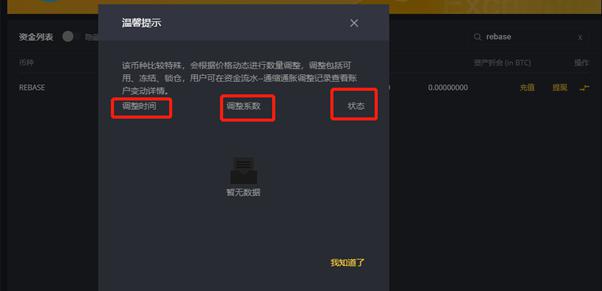 关于BiKi平台支持Rebase (REBASE)通胀通缩动态调整的公告 (1026)