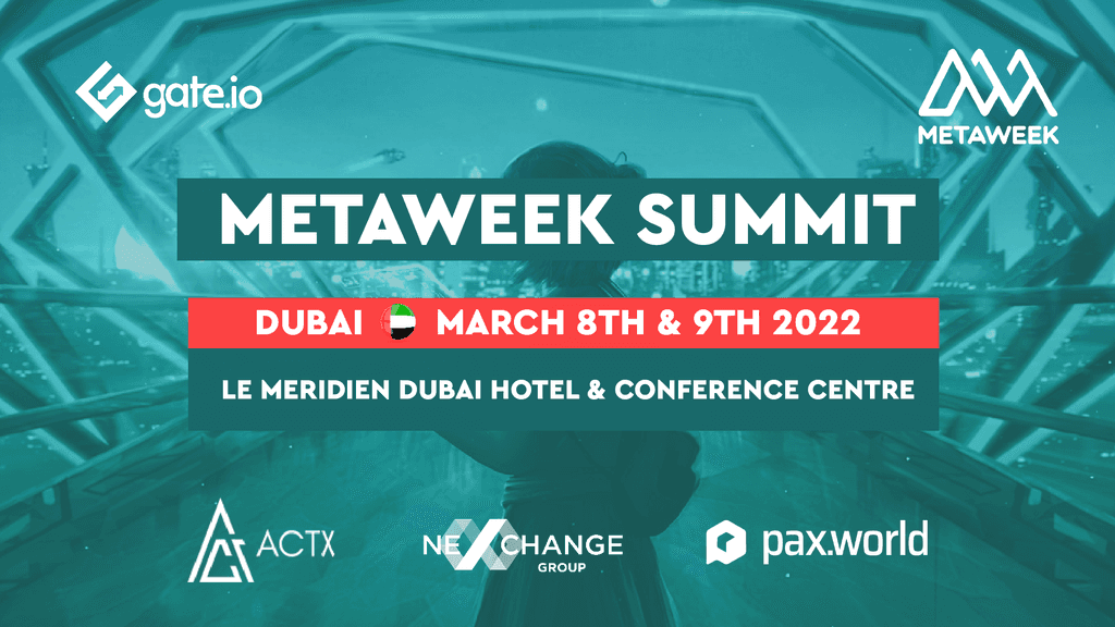 Gate.io Joins MetaWeek as Official Sponsors