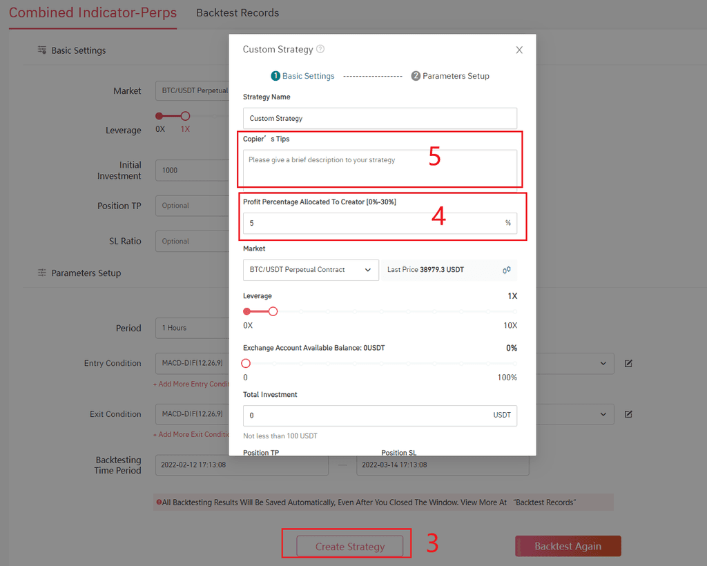 How to Set A Share Ratio for Strategy Copying