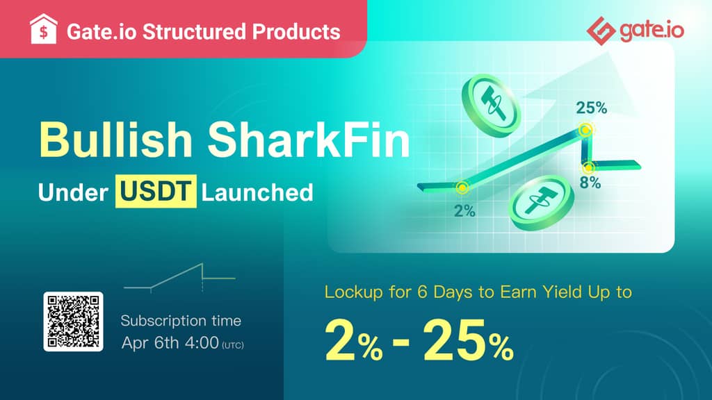 Bullish SharkFin Product under USDT Launched: Get An Annualized Yield of Up To 25%!