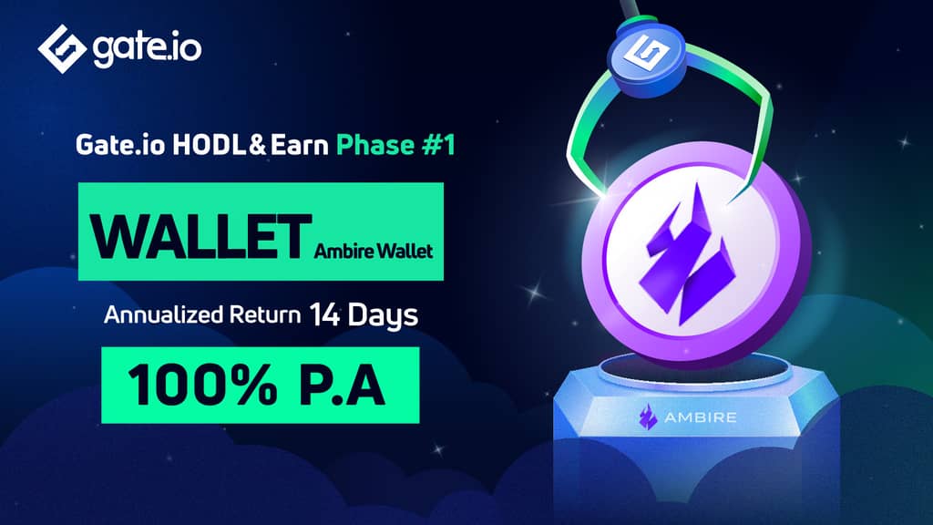 Gate.io HODL & Earn: Lock WALLET To Earn 100% APR(Phase 1)