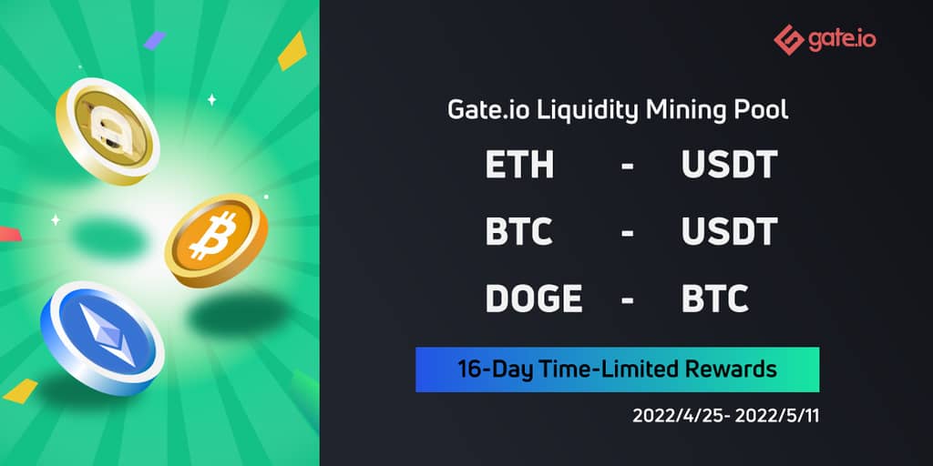 Gate.io Has Added A 16-Day Time-Limited Reward (As High As 268,739,605,216 POLYDOGE) to ETH/USDT, BTC/USDT,DOGE/BTC Liquidity Pools