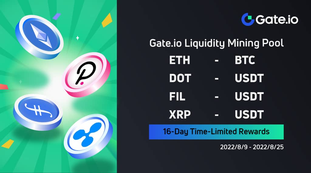 Gate.io Has Added A 16-Day Time-Limited Reward of 3,396 USDT (As High As 4,049 AVA) to ETH/USDT, BTC/USDT,DOGE/BTC Liquidity Pools